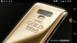 ساخت گوشی سامسونگ گلکسی نوت9 با 1کیلوگرم طلای خالص!!!