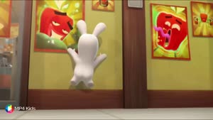 کارتون خرگوش های بازیگوش - خرگوش ها در فروشگاه
