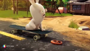 کارتون خرگوش های بازیگوش - خرگوش و جوجه