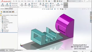 اموزش نرم افزار سالیدورک- solidworks-مبتدی-درس 8