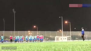 تمرین استقلال پیش از بازی با تیم الریان در قطر