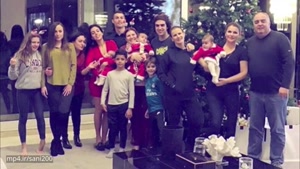 کریستین رونالدو به همراه خانواده اش در کریسمس 2018