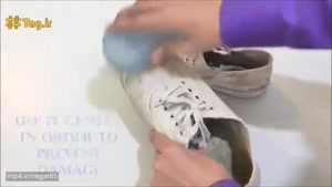ترفند تمیز کردن کفش سفید