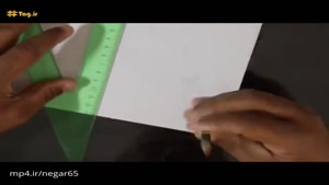 آموزش رسم سه بعدی مداد بر روی کاغذ