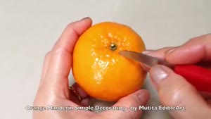 روش تزیین برای سرو نارنگی