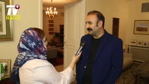 گفتگو با مهران احمدی در حاشبخ مهمانی سفارت استرالیا