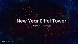 تایم لپس زیبا از آتیش بازی در برج ایفل سال نو 2018