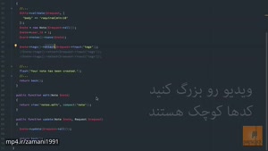 ۲۵- فانکشن sync در لاراول