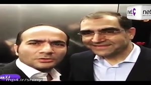 حسن ریوندی و وزیر بهداشت در آسانسور...