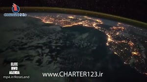 نمای کره زمین از فضا - روز و شب