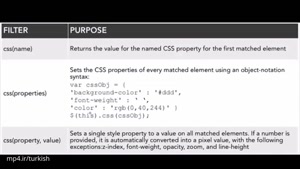 ۱۸- تغییر CSS در جی کوئریjQuery