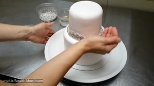 تزیین کیک عروسی کوچک