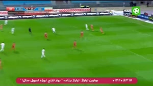 خلاصه بازی ایران - تونس 2018