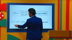 ریاضی دهم-تدریس رابطه شیب خط و تانژانت زاویه از علی هاشمی