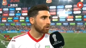 صحبت‌های جهانبخش در پایان بازی ایران-پرتغال