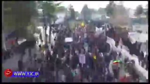حضور پر شور مردم کرمان در راهپیمایی ۲۲ بهمن 