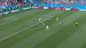 خلاصه بازی اروگوئه ۱ - عربستان ۰