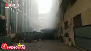 تازه ترین تصاویر از آتش سوزی ساختمان وزارت نیرو