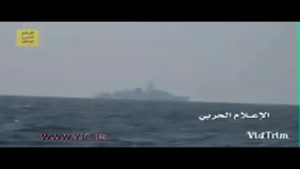 انهدام کشتی جنگی سعودی در آب‌های یمن