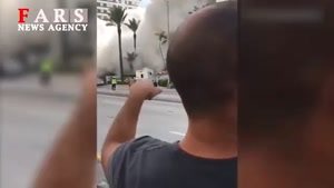  لحظه ریزش ساختمان 12 طبقه در آمریکا