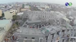 فیلم/ زلزله ۶.۴ ریشتری در تایوان