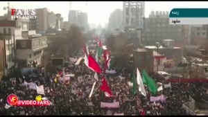 راهپیمایی عظیم مردم مشهد علیه تخریبگران