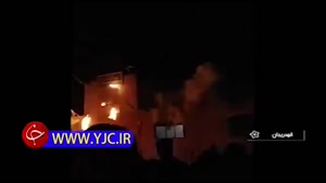 اولین فیلم از حمله اشرار و آشوبگران به پاسگاه شماره ۱۴ قهدریجان اصفهان 
