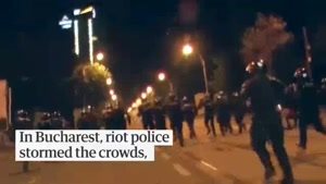 اعتراضات ضد دولتی در رومانی ۴۴۰ زخمی برجای گذاشت