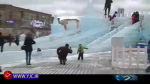 آثار تاریخی ایران در جشنواره مجسمه یخی روسیه
