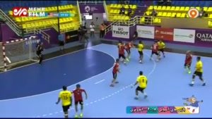 خلاصه هندبال ایران ۵۵-۱۱ مالزی