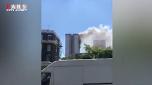  آتش‌سوزی یک برج در شرق لندن
