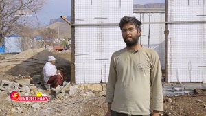 اولین خانه‌ای که در مناطق زلزله‌زده کرمانشاه ساخته شد