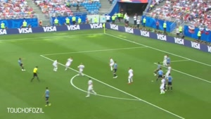 لوکاس توریرا در بازی اروگوئه و روسیه