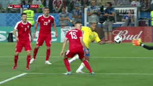 صحنه های حساس بازی صربستان و برزیل