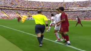 کریستیانو رونالدو در جام جهانی 2006 مقابل ایران