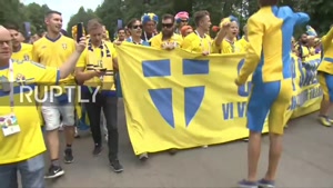 خوشحالی سوئدی ها از صعود تیمشان