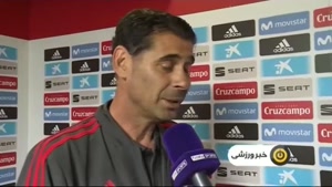 صحبت های مربی اسپانیا پیش از بازی با ایران