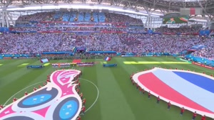 لحظه ورود و سرود دوتیم آرژانتین و فرانسه جام جهانی 2018