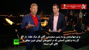 تحسین پیتر اشمایکل دروازه بان افسانه ای فوتبال از نمایش ایران مقابل اسپانیا