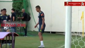 تمرینات تیم ملی برزیل در جام جهانی 2018 روسیه