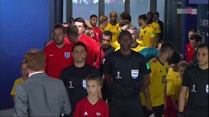 ورود و سرود تیم های بلژیک و انگلیس در دیداررده بندی