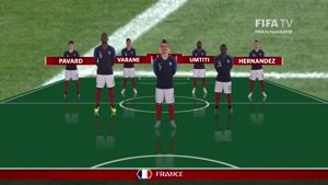 شماتیک ترکیب فرانسه و کرواسی فینال 2018
