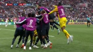 گل چهارم فرانسه به کرواسی توسط امباپه فینال 2018