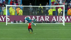 ضربات پنالتی بازی اسپانیا و روسیه 
