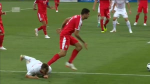 درخشش مهاجمان تیم ملی سوئیس در بازی مقابل صربستان