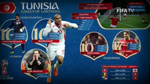 کلیپ منتشر شده از فیفا برای معرفی تیم ملی تونس در جام جهانی 2018