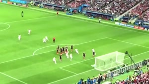 تیم ملی کرواسی و حال و هوای تماشاگران در بازی با انگلیس