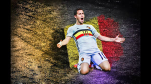 ادن هازارد در بازی بلژیک و برزیل