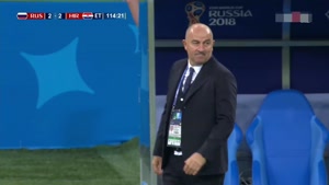 گل دوم روسیه به کرواسی توسط ماریو فرناندز 2018 روسیه