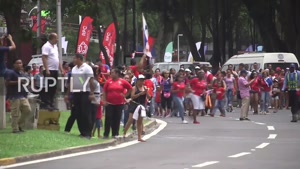 استقبال مردم پاناما از تیم ملی کشورش